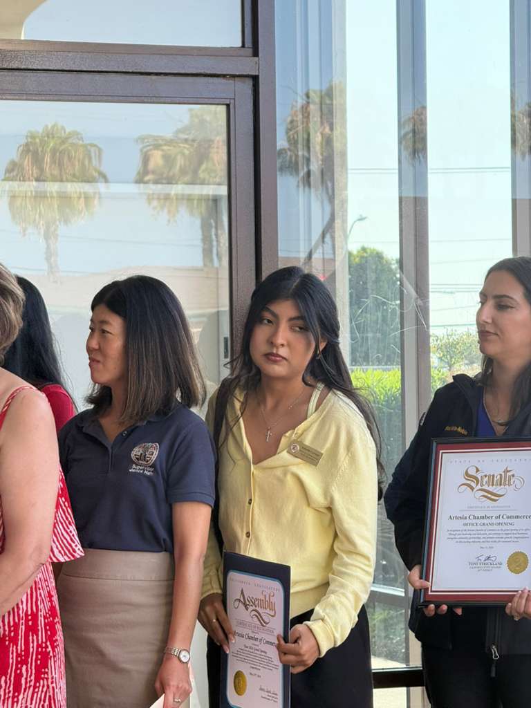 Chamber celebration with community members